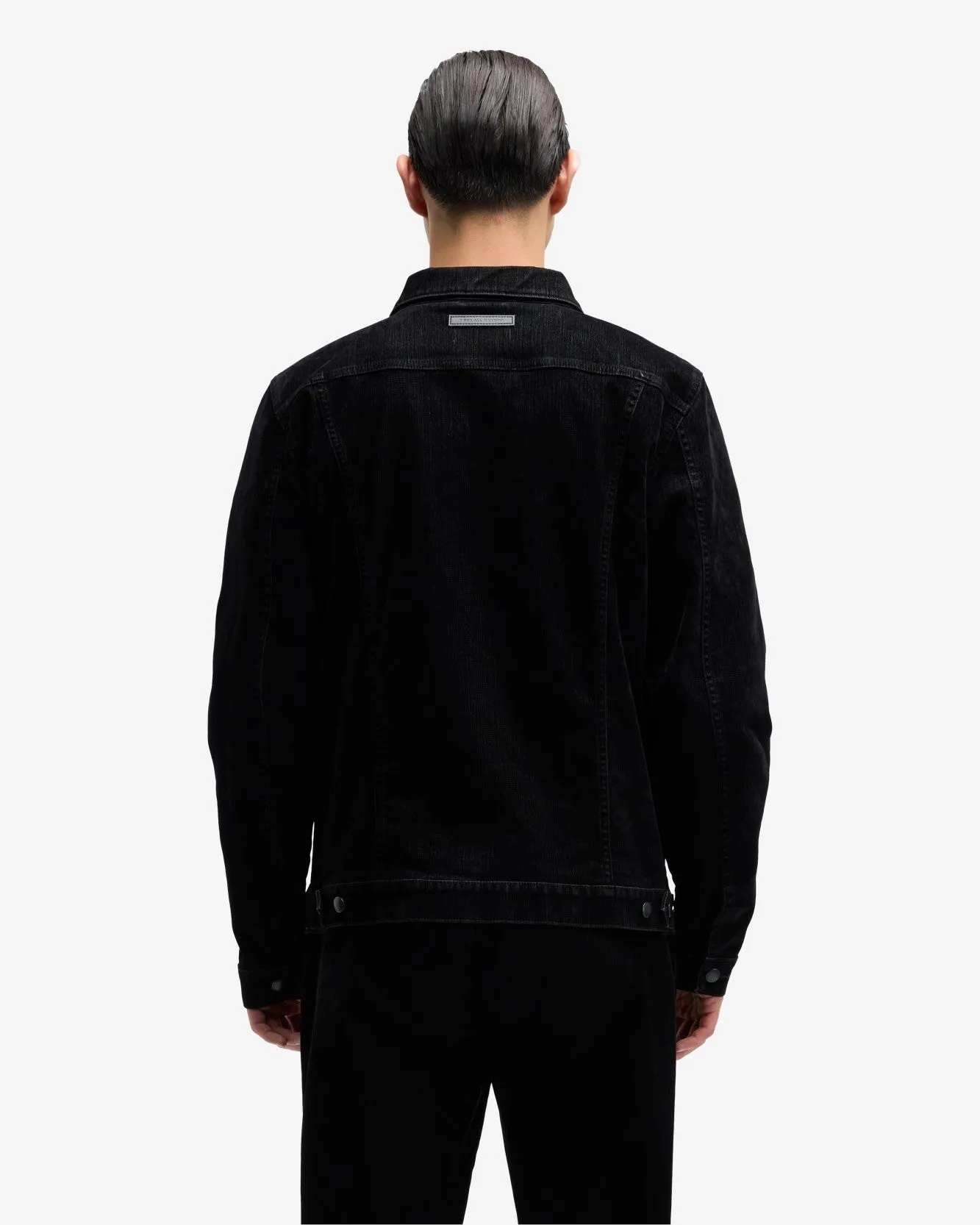 Flock Denim Perfect Jacket in Lava Rocks sold by 7 For All Mankind product image thumbnail 5