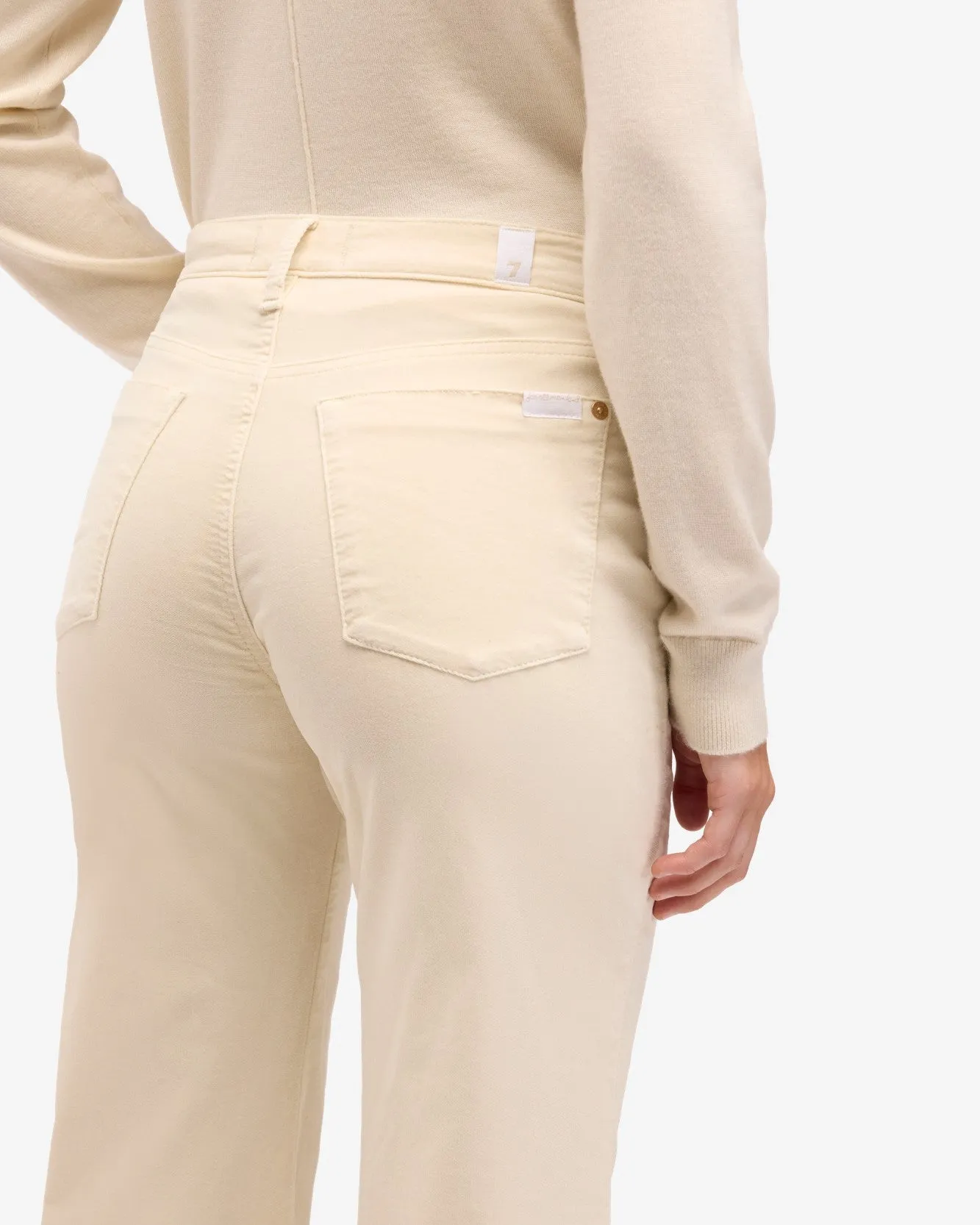 Velvet Retro Flare in Natural sold by 7 For All Mankind product image thumbnail 4