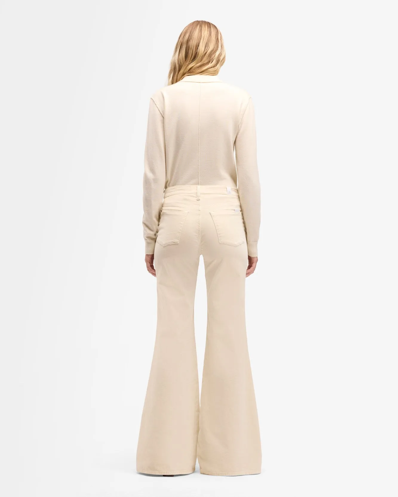 Velvet Retro Flare in Natural sold by 7 For All Mankind product image thumbnail 5