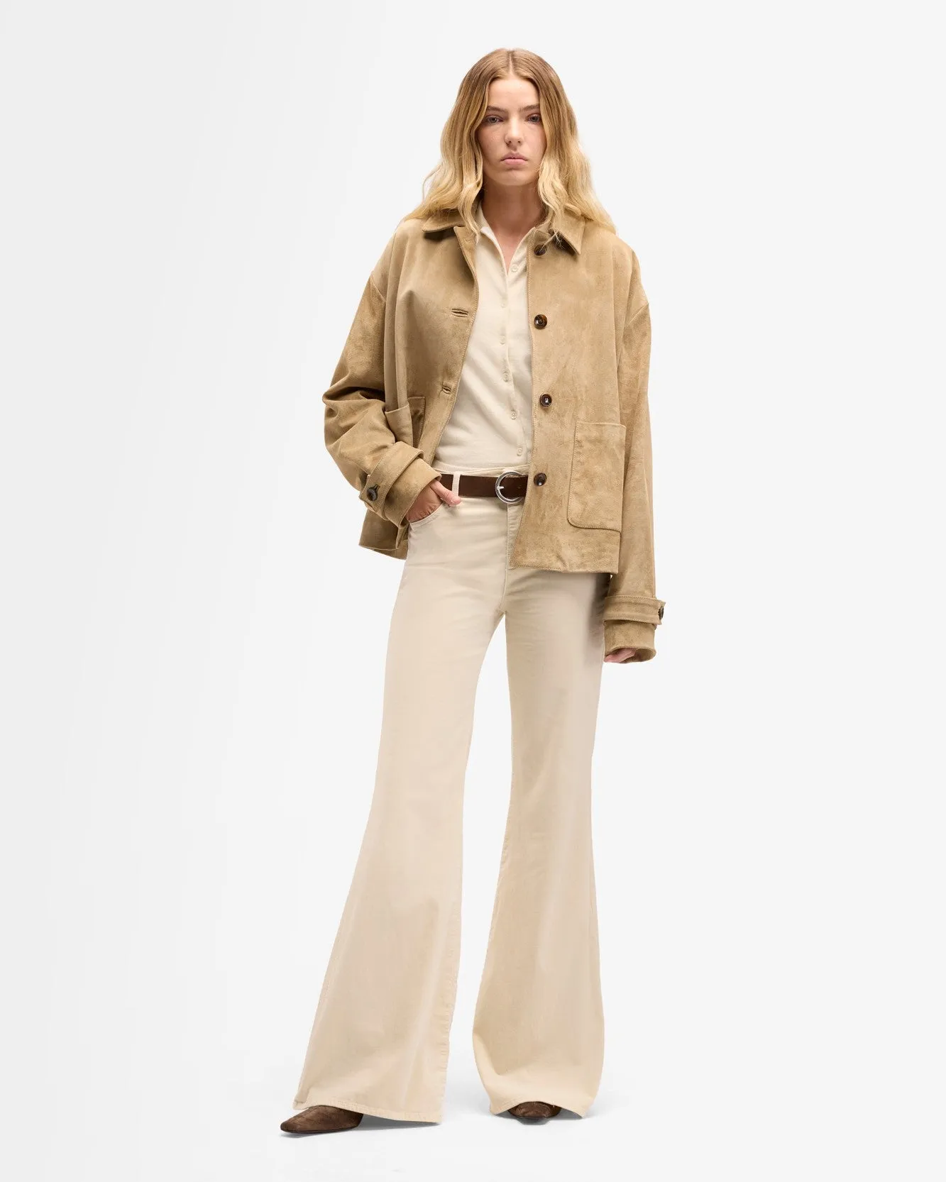 Velvet Retro Flare in Natural sold by 7 For All Mankind product image thumbnail 2