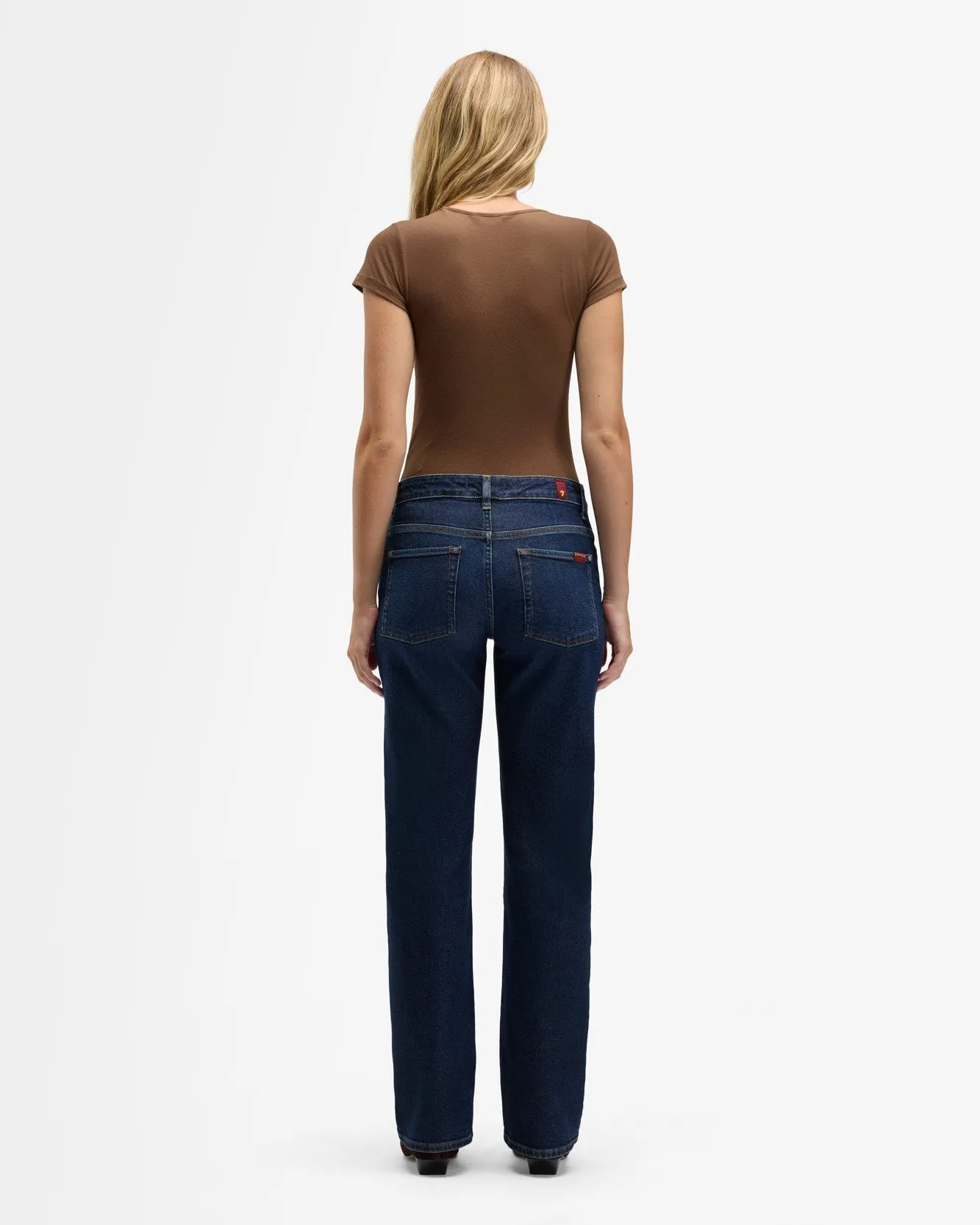Luxe Vintage Calie Straight in Bluecrest sold by 7 For All Mankind product image thumbnail 5