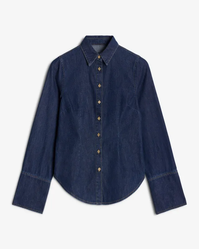 MANKIND Shaped Shirt in Indigo Soul made by 7 For All Mankind