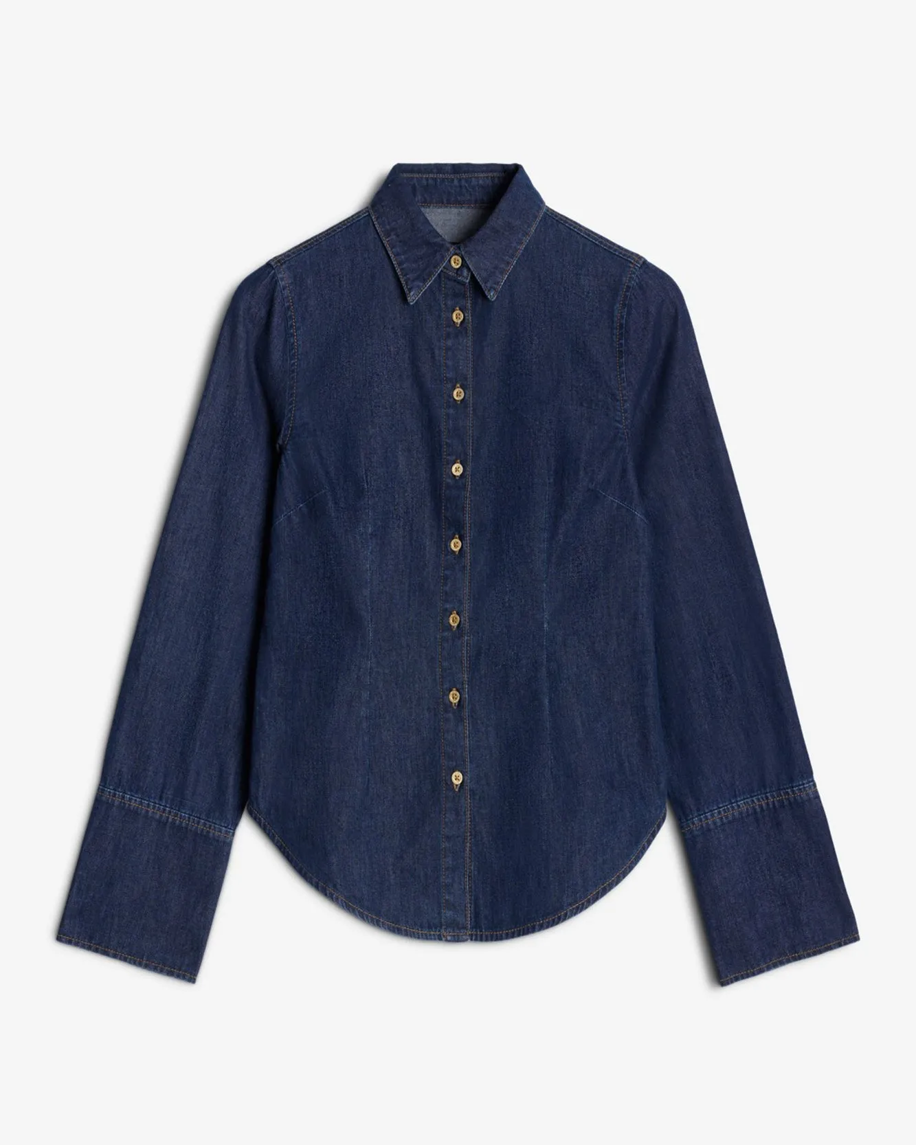 MANKIND Shaped Shirt in Indigo Soul sold by 7 For All Mankind