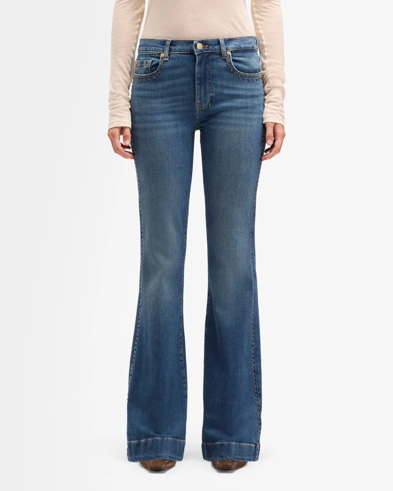 Tailorless Slim Illusion Dojo in Retro Fade sold by 7 For All Mankind product image thumbnail 4