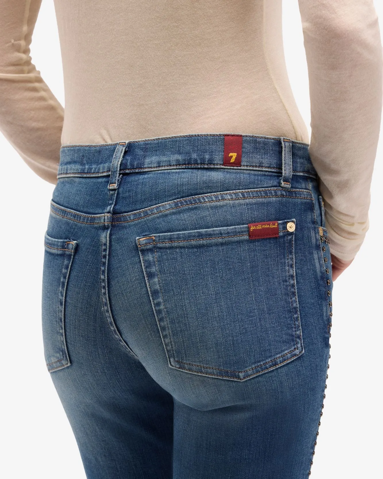 Tailorless Slim Illusion Dojo in Retro Fade sold by 7 For All Mankind product image thumbnail 3