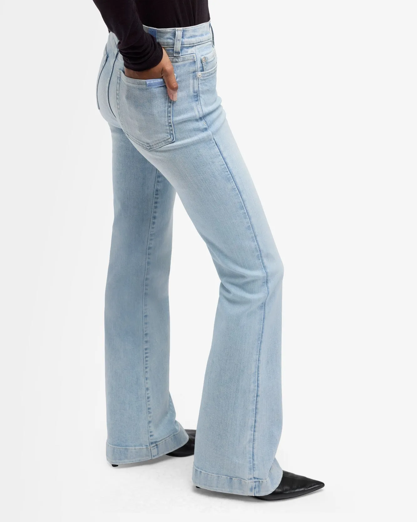 Slim Illusion Dojo in Sparkling sold by 7 For All Mankind product image thumbnail 5