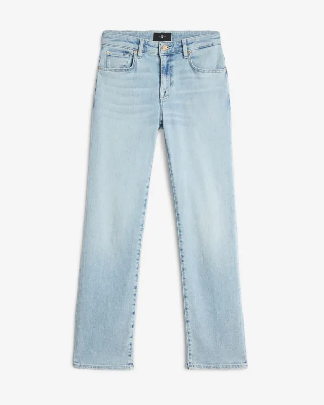 Luxe Vintage Calie Straight in Frozen sold by 7 For All Mankind