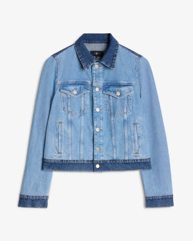 MANKIND Adi Trucker Jacket in Joker sold by 7 For All Mankind