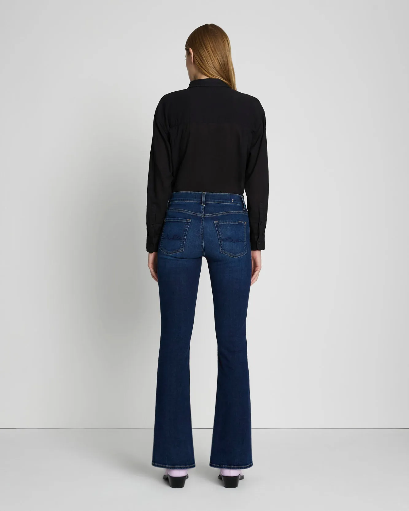 B(air) Bootcut Tailorless in Rinsed Indigo sold by 7 For All Mankind product image thumbnail 4