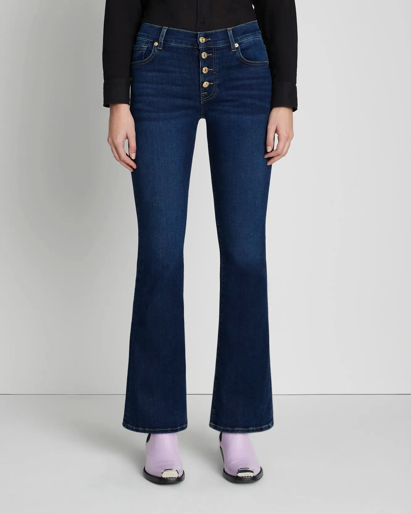 B(air) Bootcut Tailorless in Rinsed Indigo sold by 7 For All Mankind product image thumbnail 2