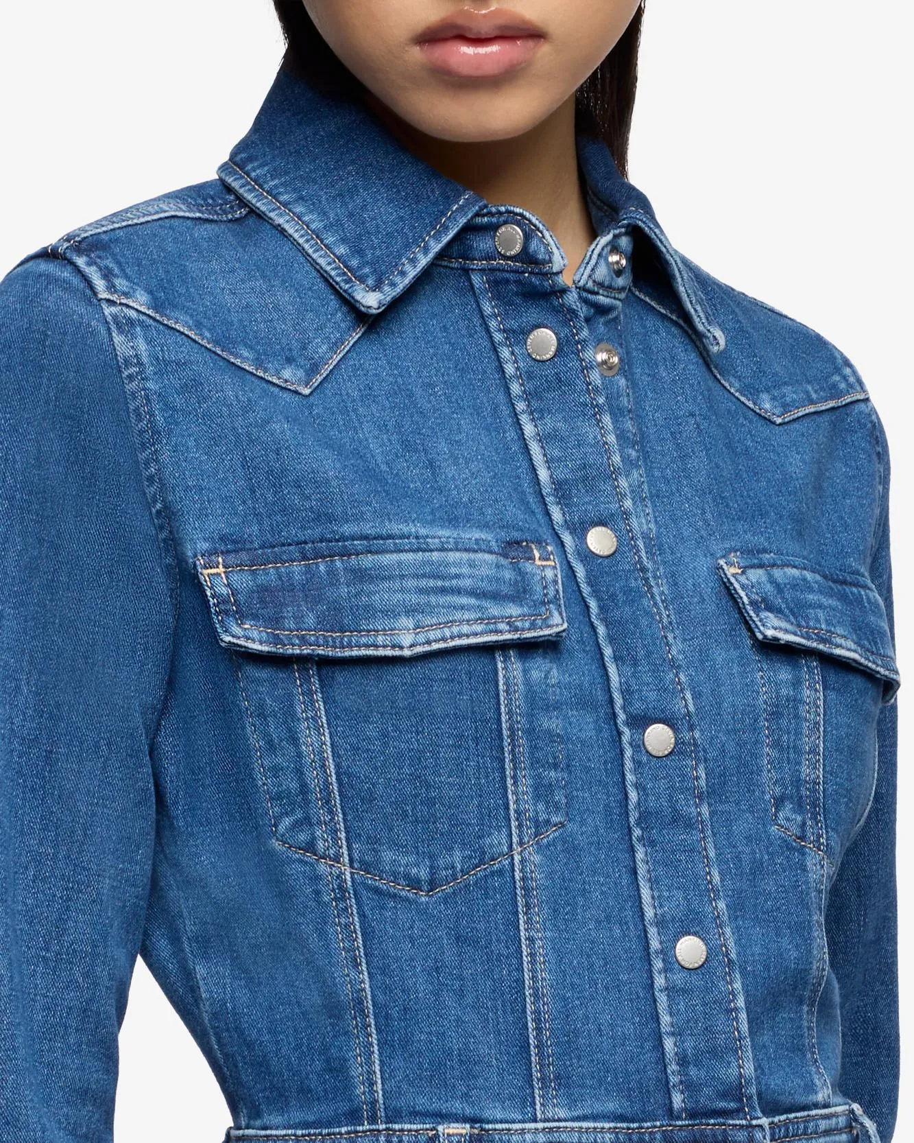 Left Hand Luxe Dress in Missy sold by 7 For All Mankind product image thumbnail 4