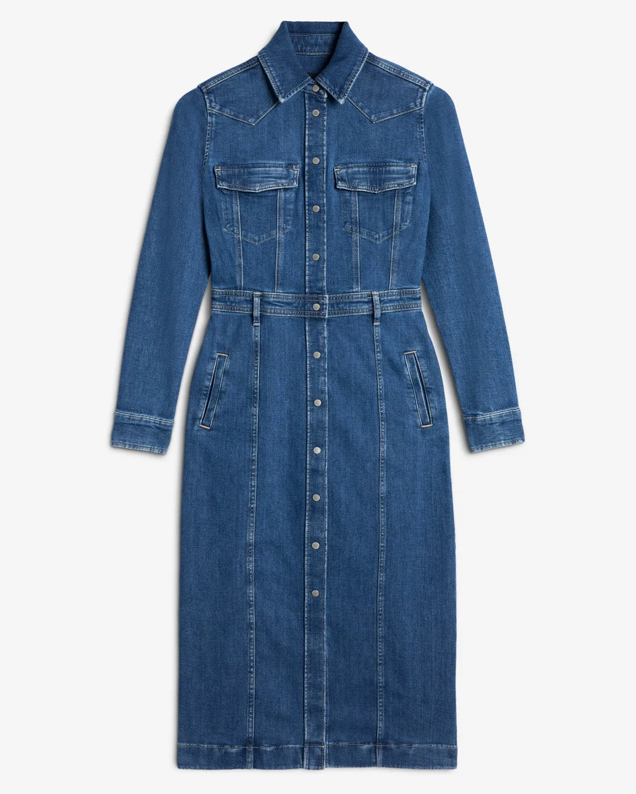 Left Hand Luxe Dress in Missy sold by 7 For All Mankind