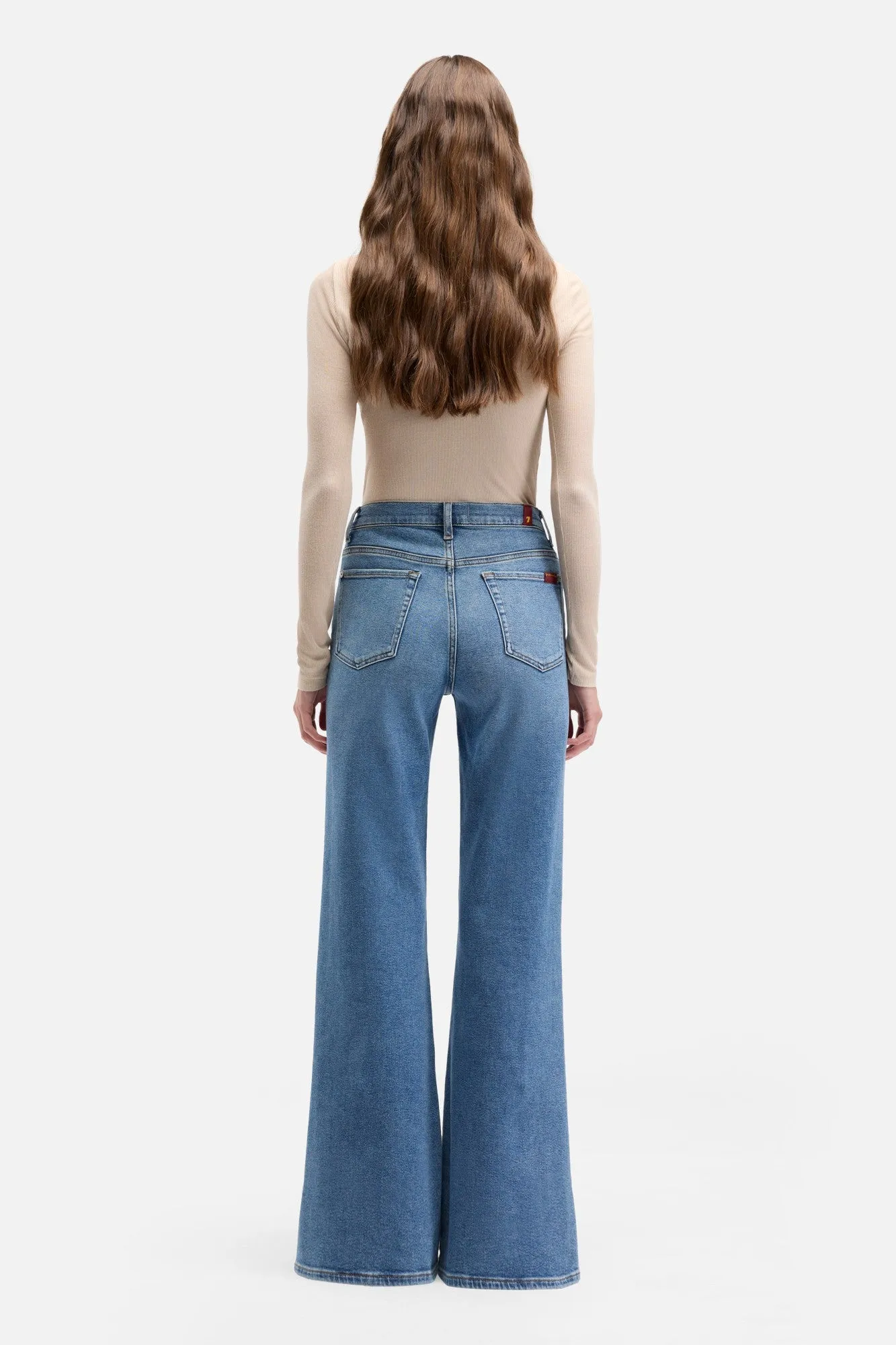 TAILORLESS MODERN DOJO in Luxe Vintage Oceanstone sold by 7 For All Mankind product image thumbnail 5