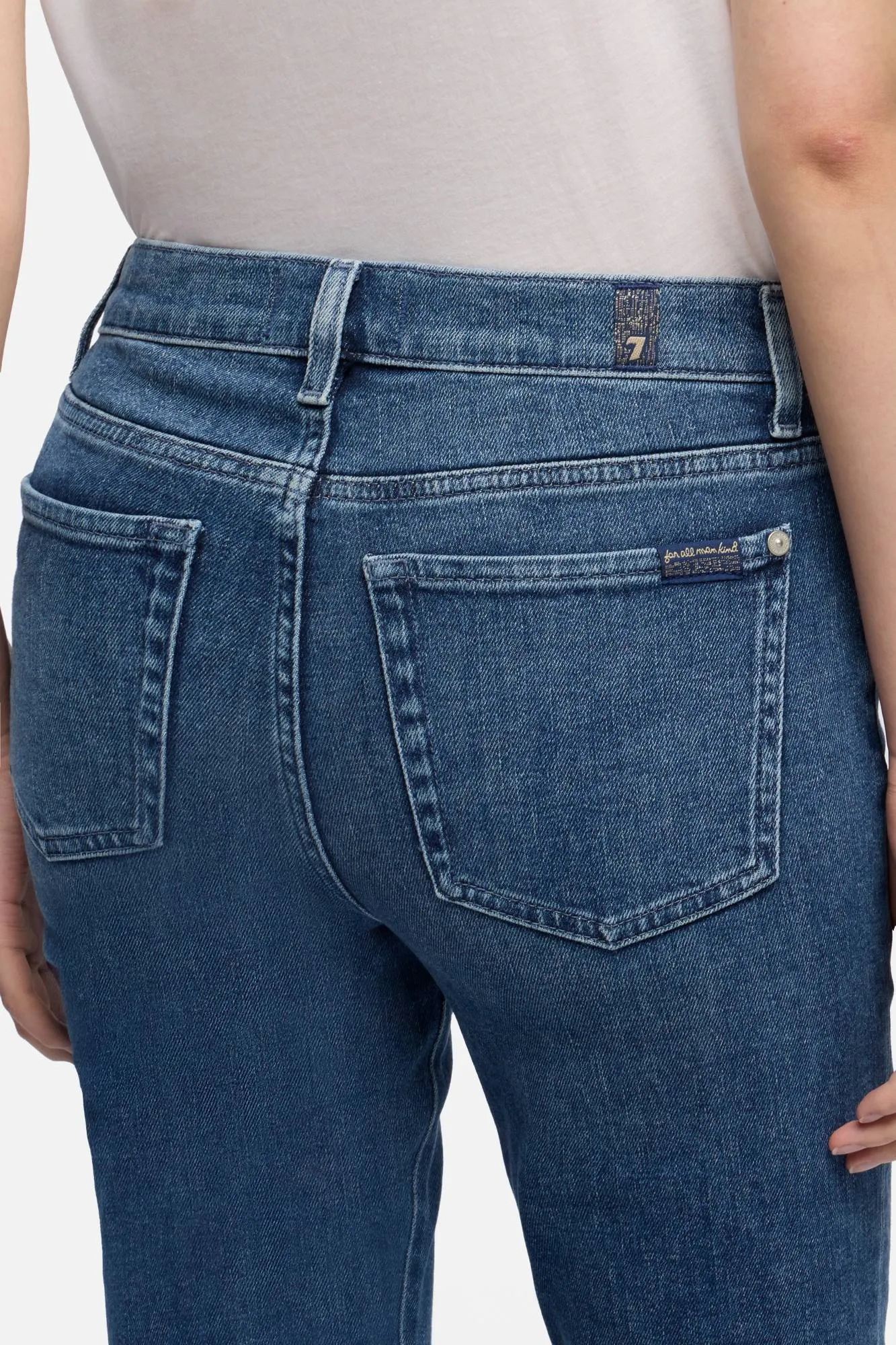 HIGH WAIST ALI in Denim Flux sold by 7 For All Mankind product image thumbnail 4