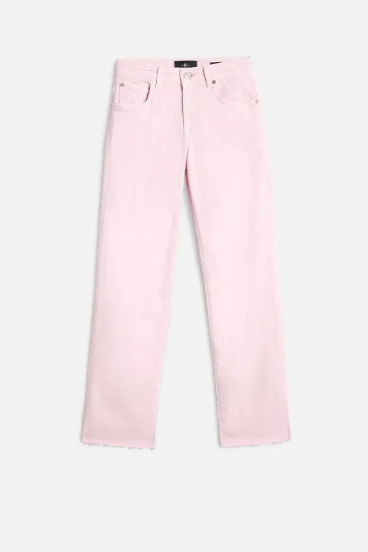 CALIE STRAIGHT ANKLE in Left Hand Rose made by 7 For All Mankind