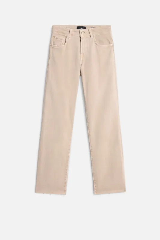 CALIE STRAIGHT ANKLE in Left Hand Ginseng made by 7 For All Mankind