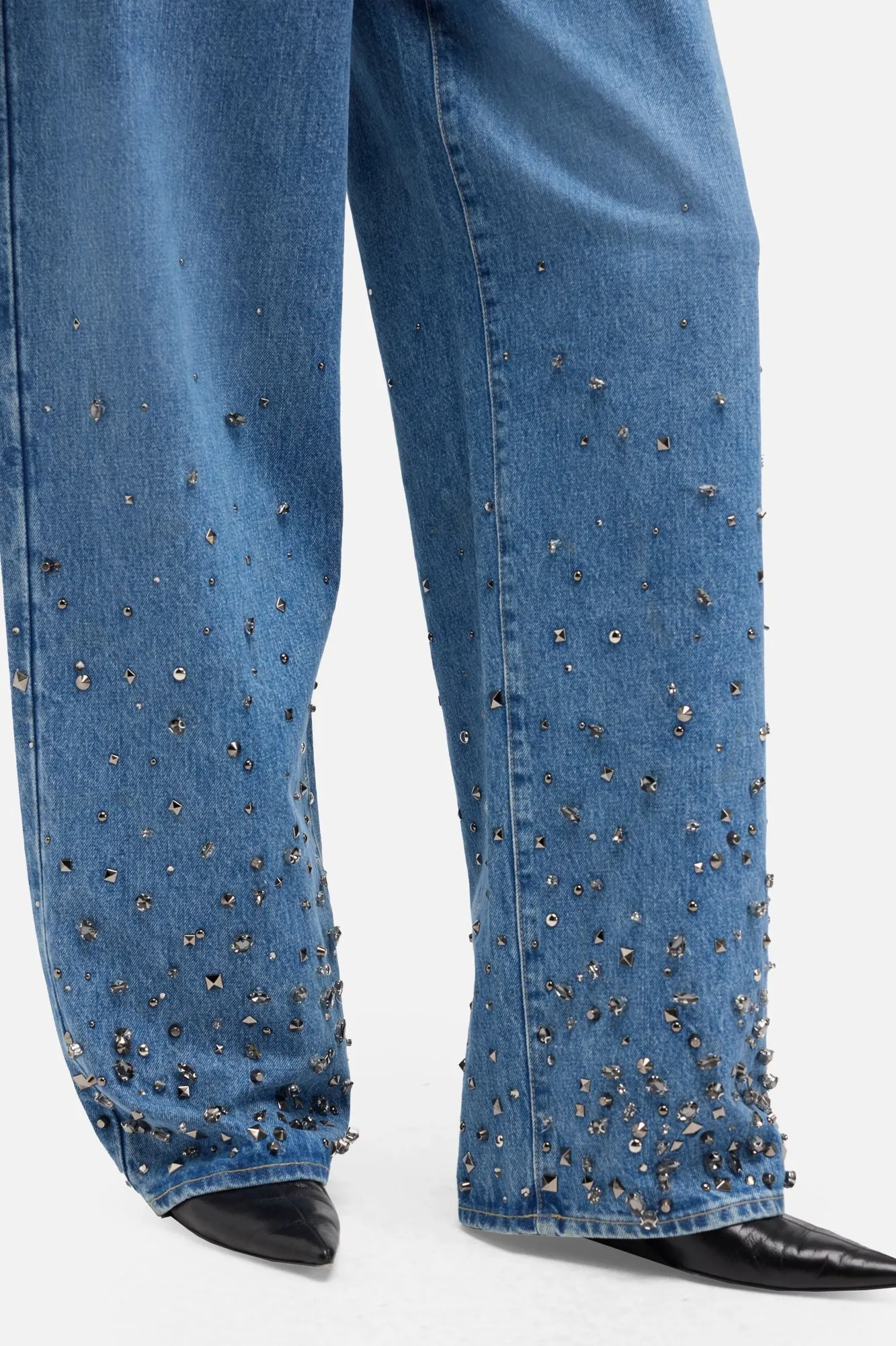 MANKIND Tailorless Slouchy Wide Leg in Dance sold by 7 For All Mankind product image thumbnail 4