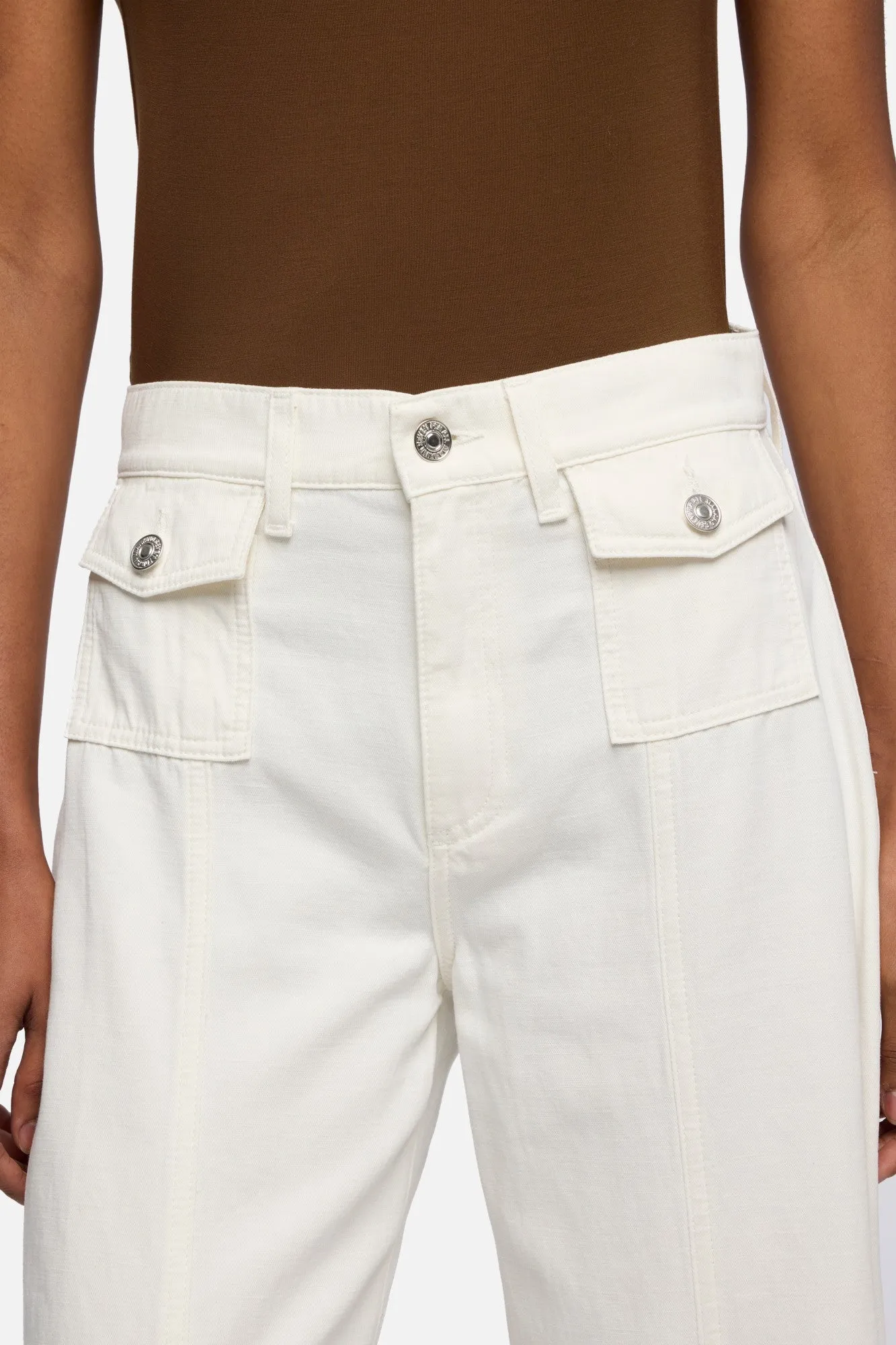 LOTTA ANKLE in Denim Linen Ostuni sold by 7 For All Mankind product image thumbnail 4