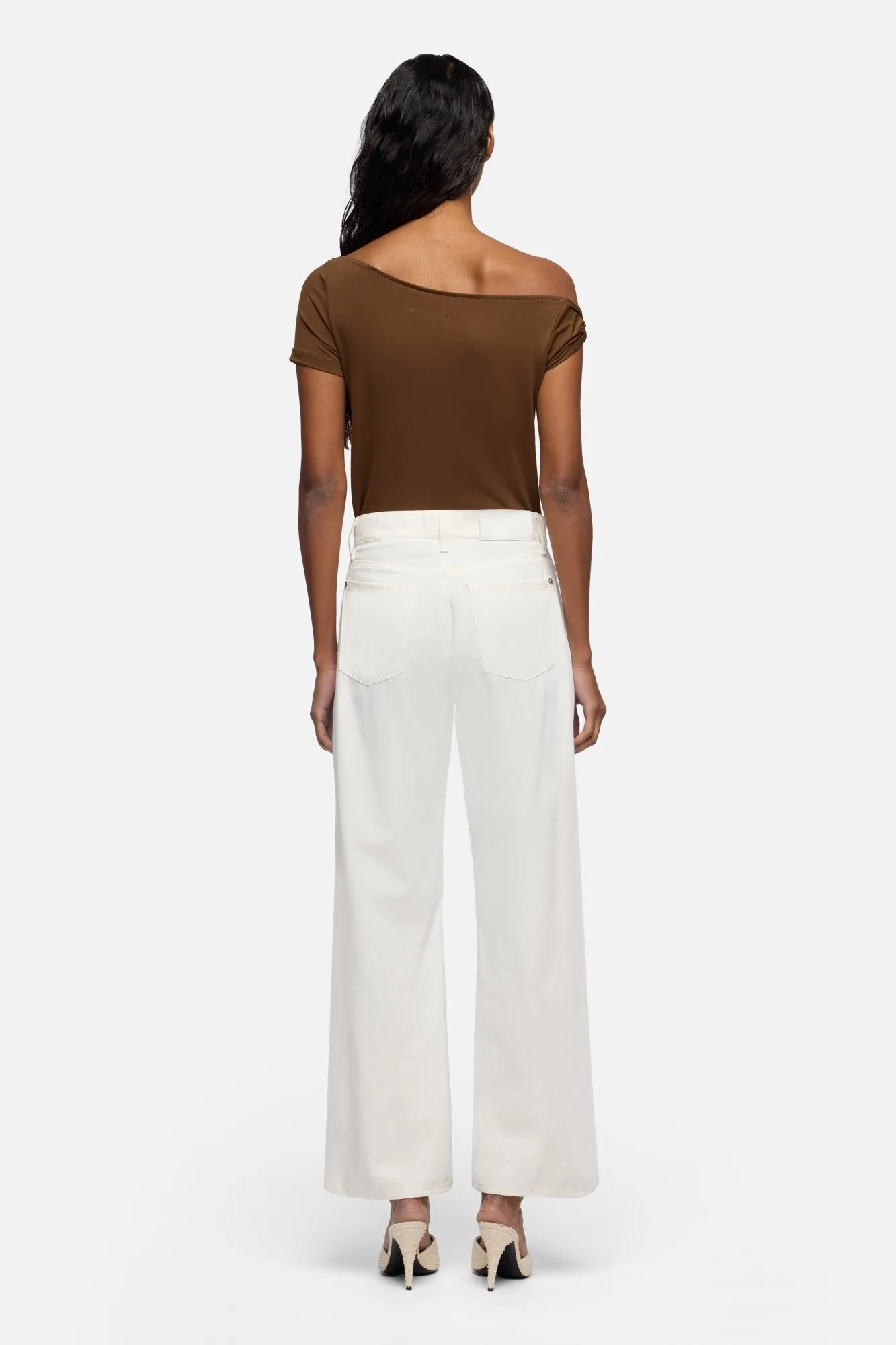 LOTTA ANKLE in Denim Linen Ostuni sold by 7 For All Mankind product image thumbnail 5