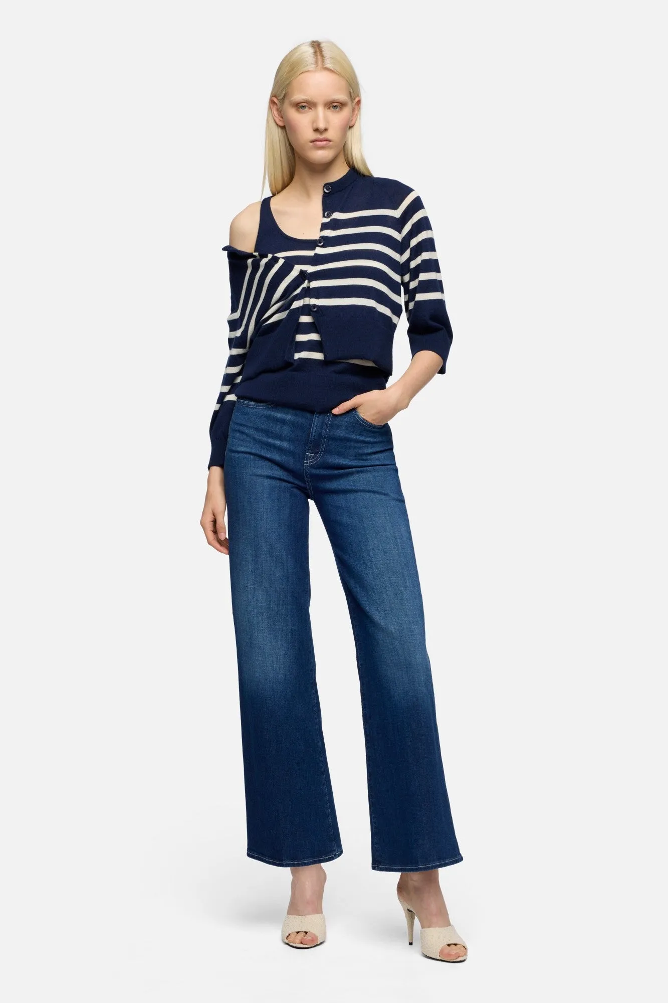 LOTTA ANKLE in Left Hand Stormy Drift sold by 7 For All Mankind product image thumbnail 2