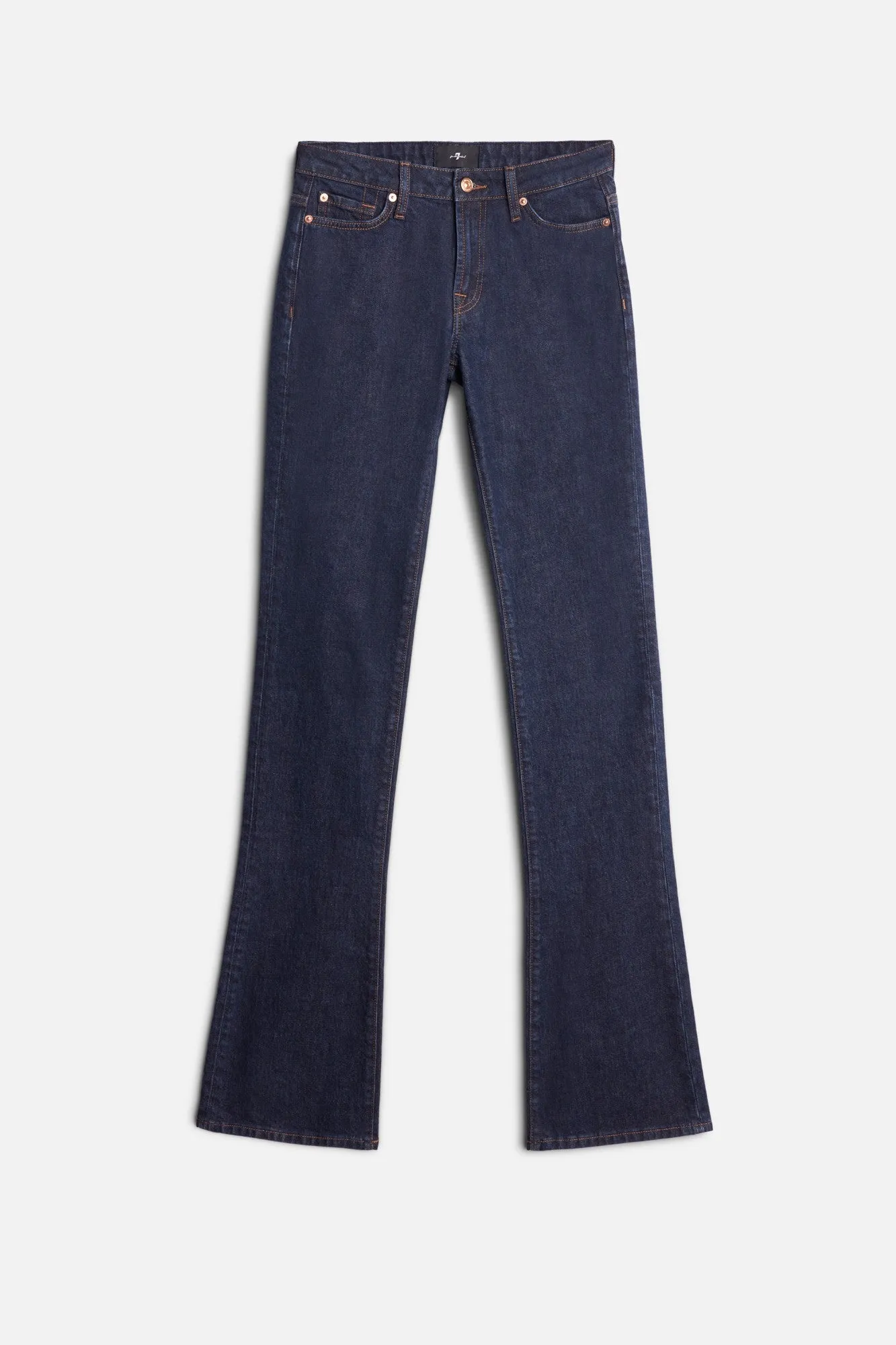LOW SKINNY BOOT in Denim Rinsed Indigo sold by 7 For All Mankind