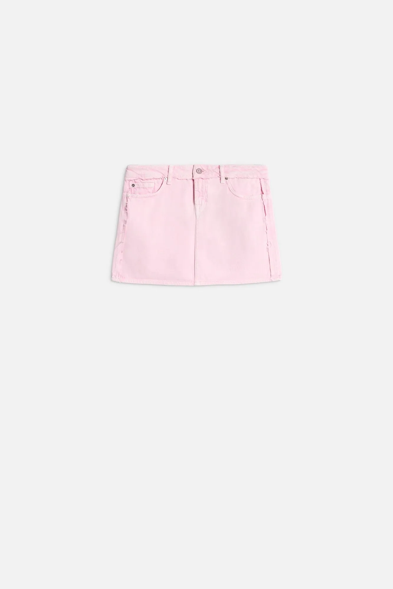 CHERRY MINI SKIRT in MANKIND Rose sold by 7 For All Mankind