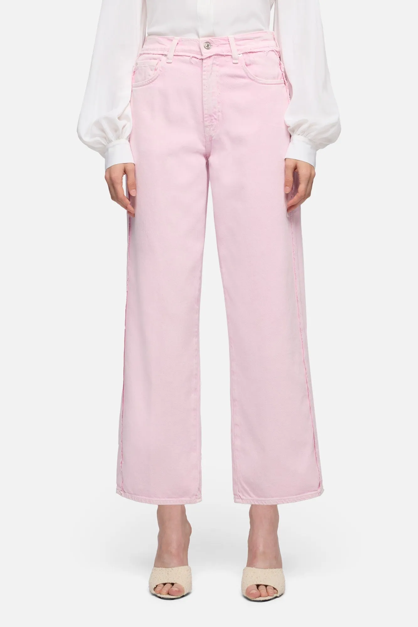 STOVEPIPE STRAIGHT ANKLE in MANKIND Rose sold by 7 For All Mankind product image thumbnail 3