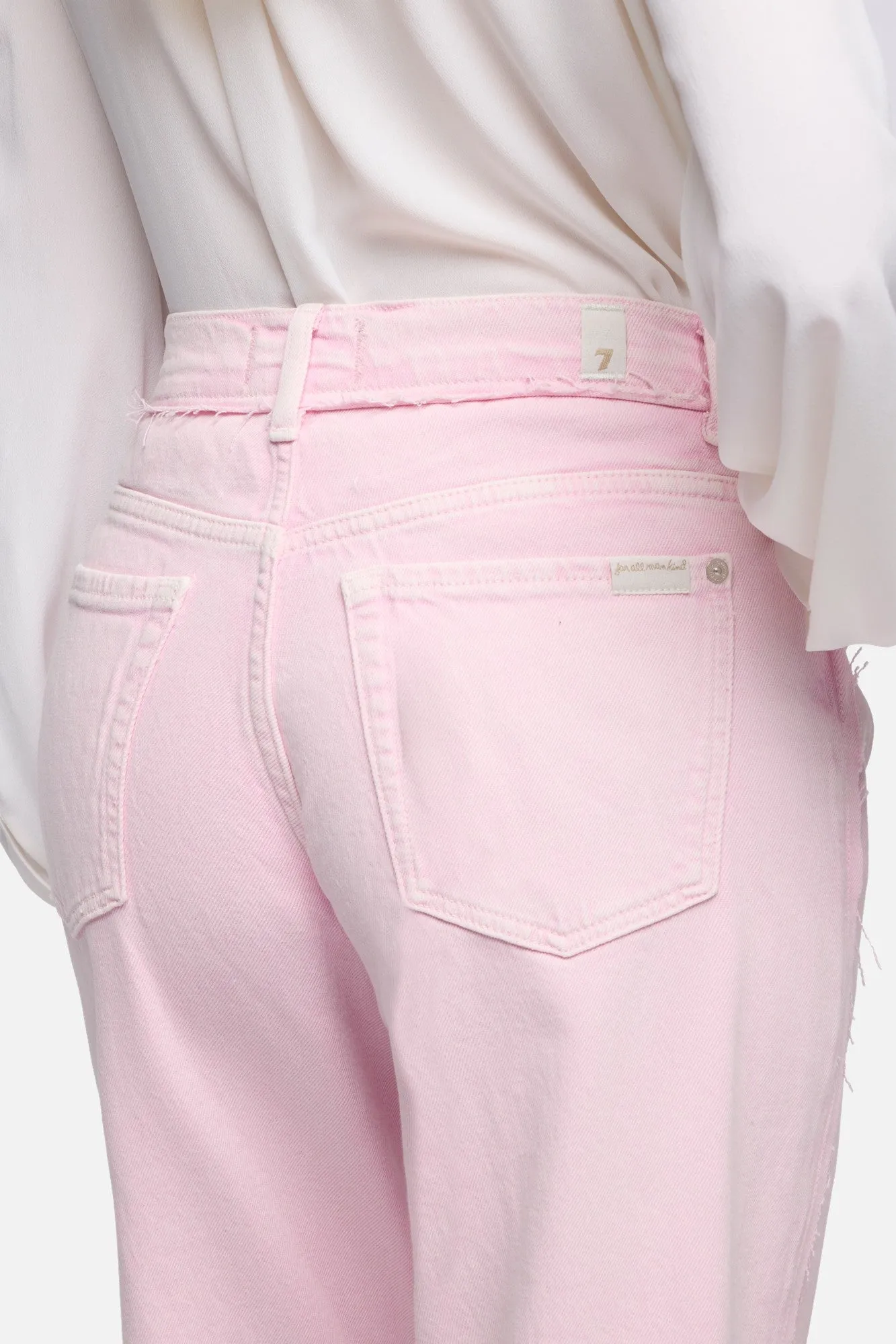 STOVEPIPE STRAIGHT ANKLE in MANKIND Rose sold by 7 For All Mankind product image thumbnail 4