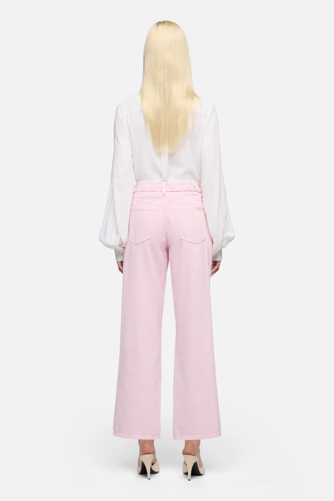 STOVEPIPE STRAIGHT ANKLE in MANKIND Rose sold by 7 For All Mankind product image thumbnail 5