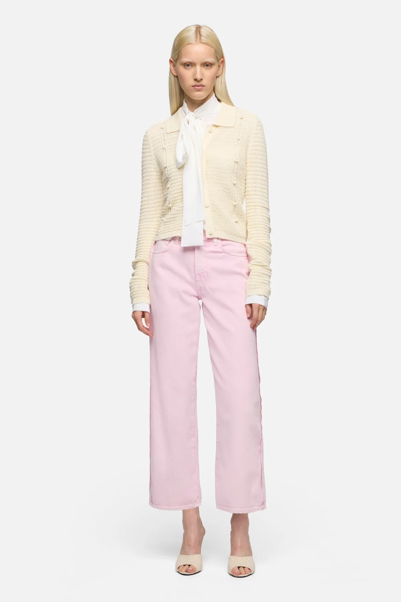 STOVEPIPE STRAIGHT ANKLE in MANKIND Rose sold by 7 For All Mankind product image thumbnail 2