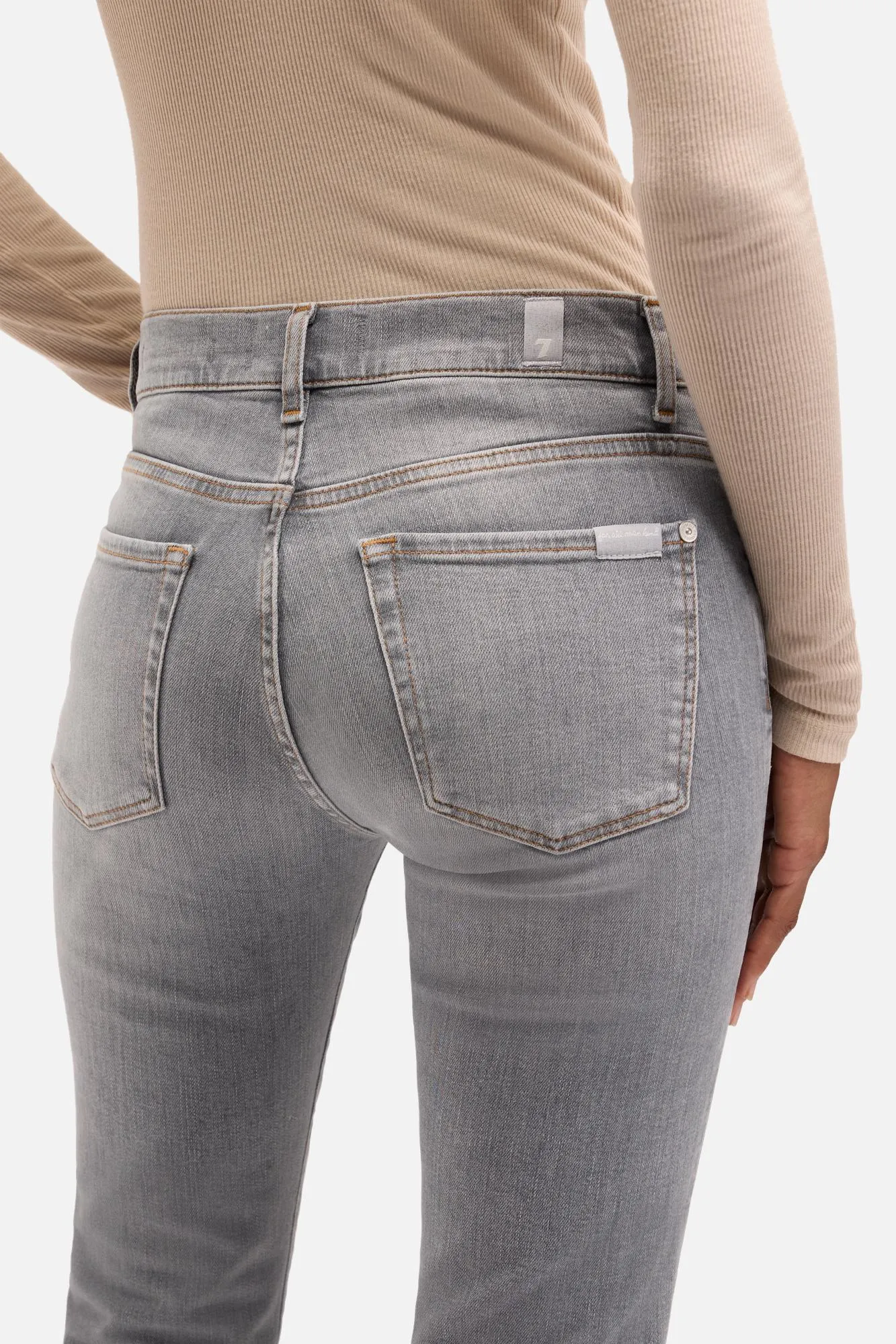 LEGGY BOOTCUT in Velvet Natural sold by 7 For All Mankind product image thumbnail 4