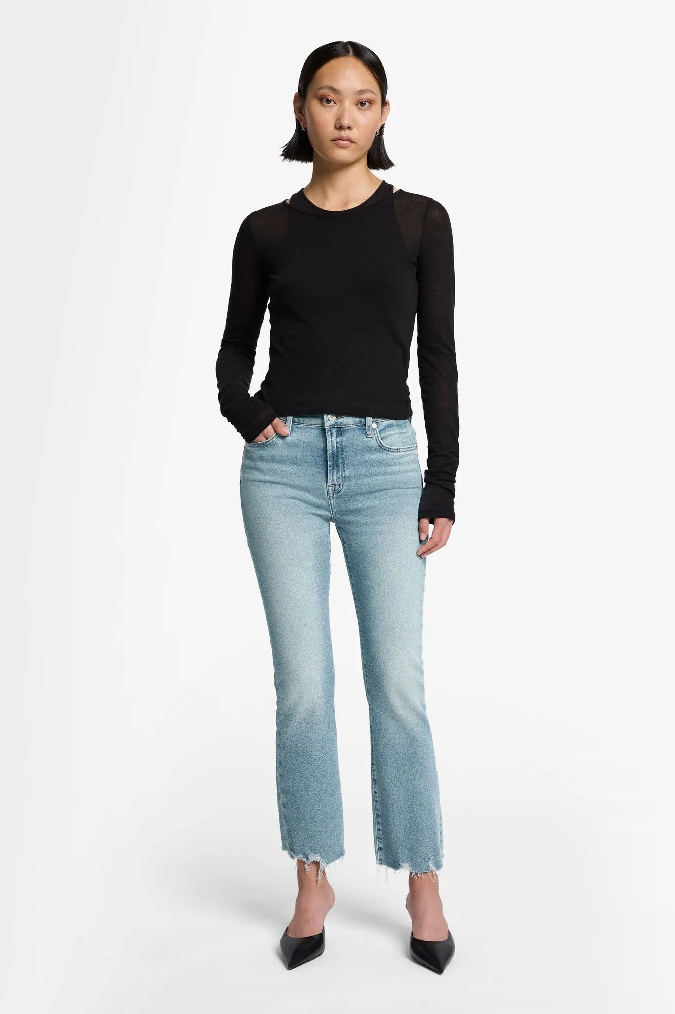 DAISY ANKLE BOOT in Luxe Vintage Amuse Me sold by 7 For All Mankind product image thumbnail 2