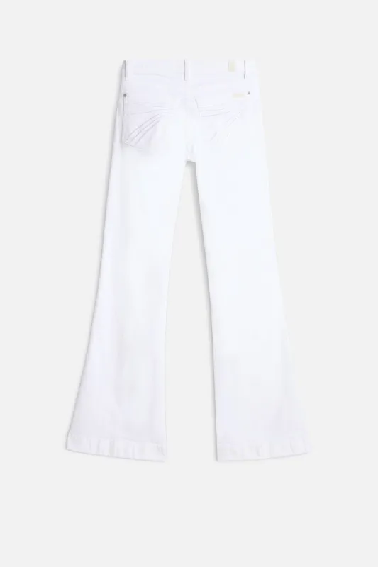 TAILORLESS DOJO in Slim Illusion White sold by 7 For All Mankind