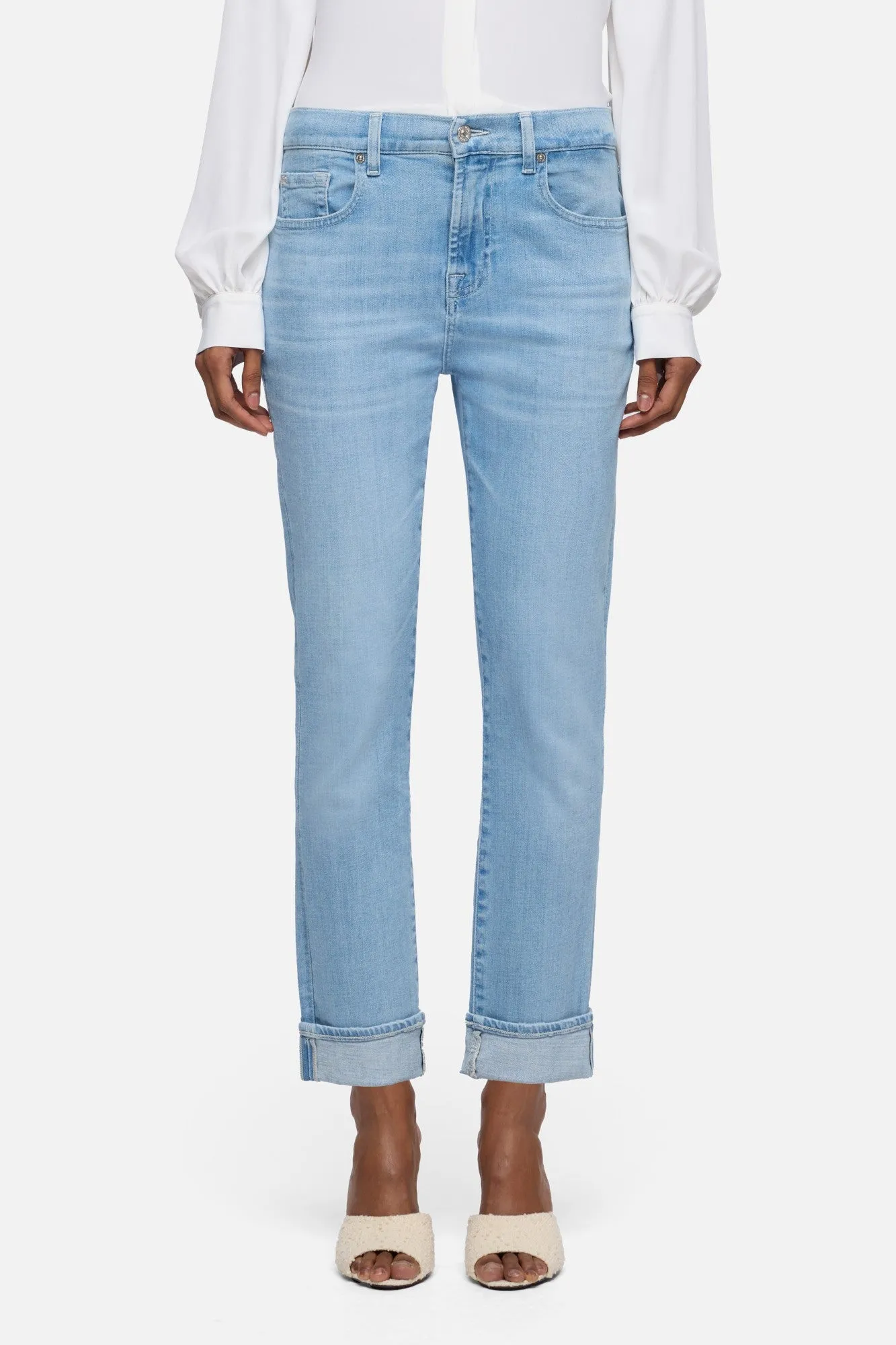 RELAXED SKINNY in Slim Illusion Indigo Bloom sold by 7 For All Mankind product image thumbnail 3