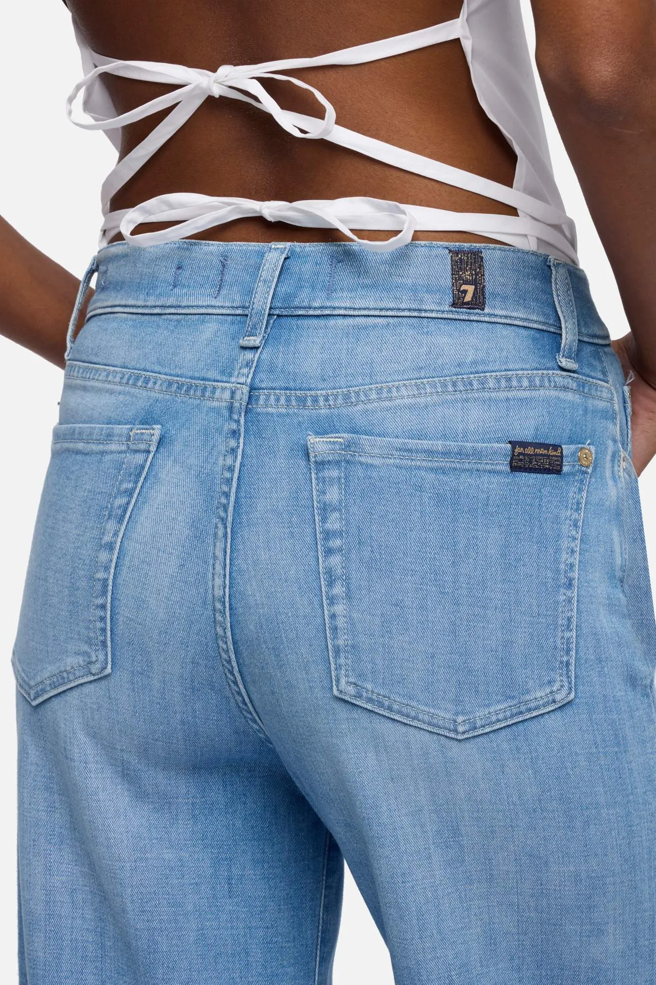 LOTTA ANKLE in Left Hand Glisten sold by 7 For All Mankind product image thumbnail 4