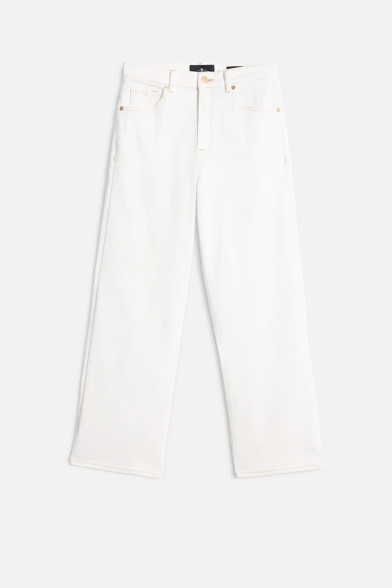 STOVEPIPE STRAIGHT ANKLE in Luxe Vintage Sugar sold by 7 For All Mankind