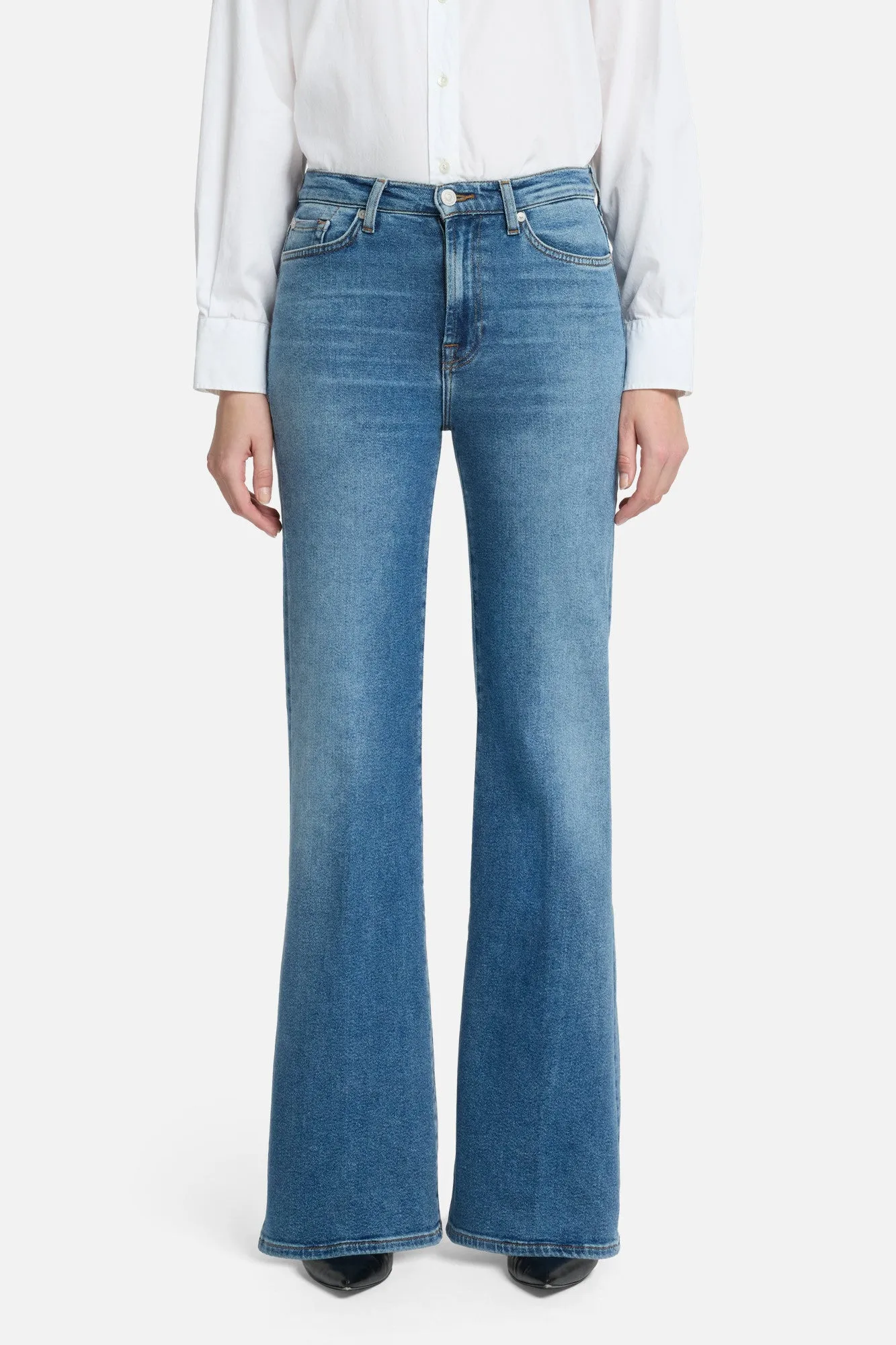 TAILORLESS MODERN DOJO in Luxe Vintage Oceanstone sold by 7 For All Mankind product image thumbnail 3