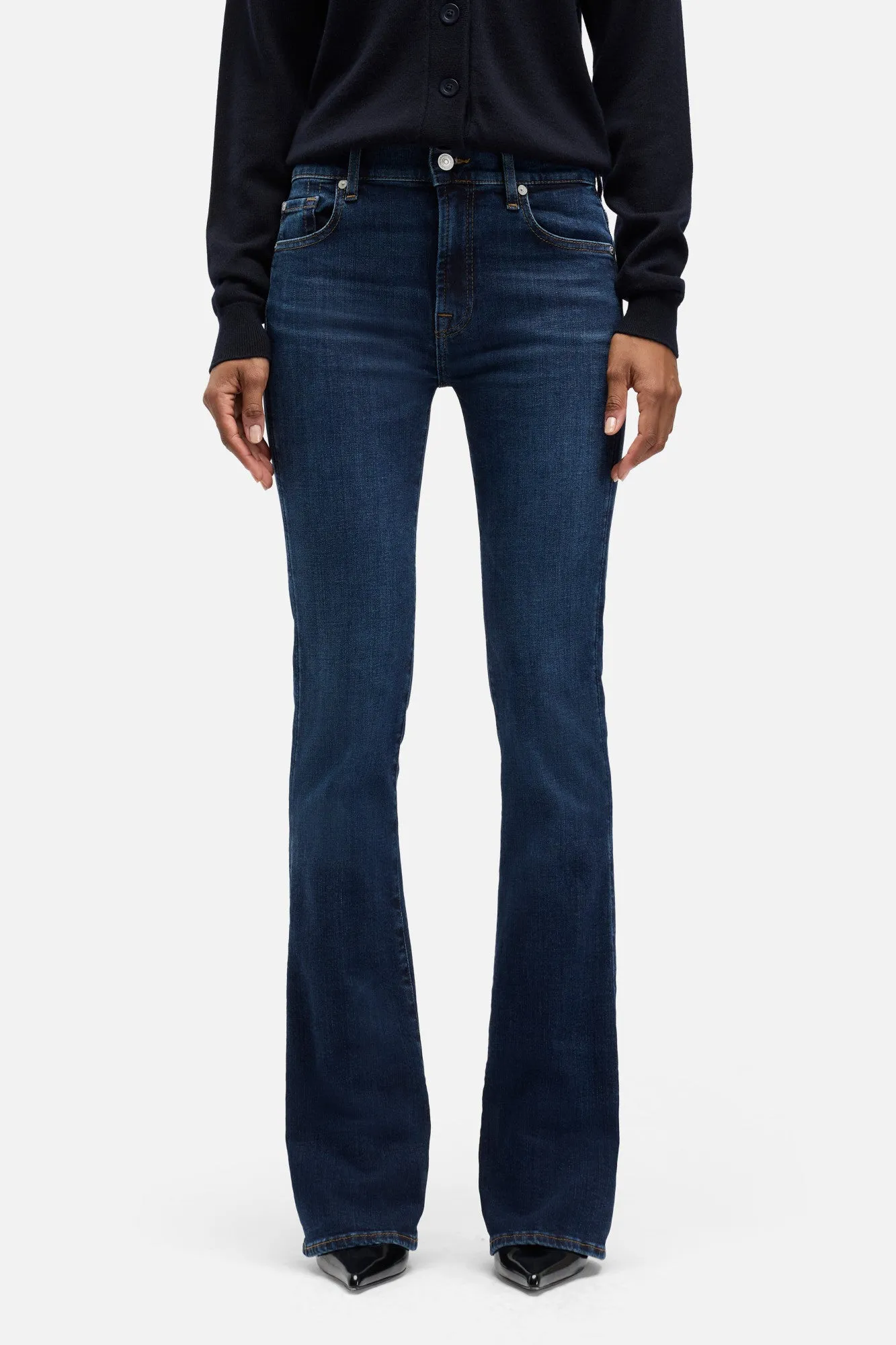 EMBELLISHED POCKET BOOTCUT in Slim Illusion Midnight Fade sold by 7 For All Mankind product image thumbnail 3