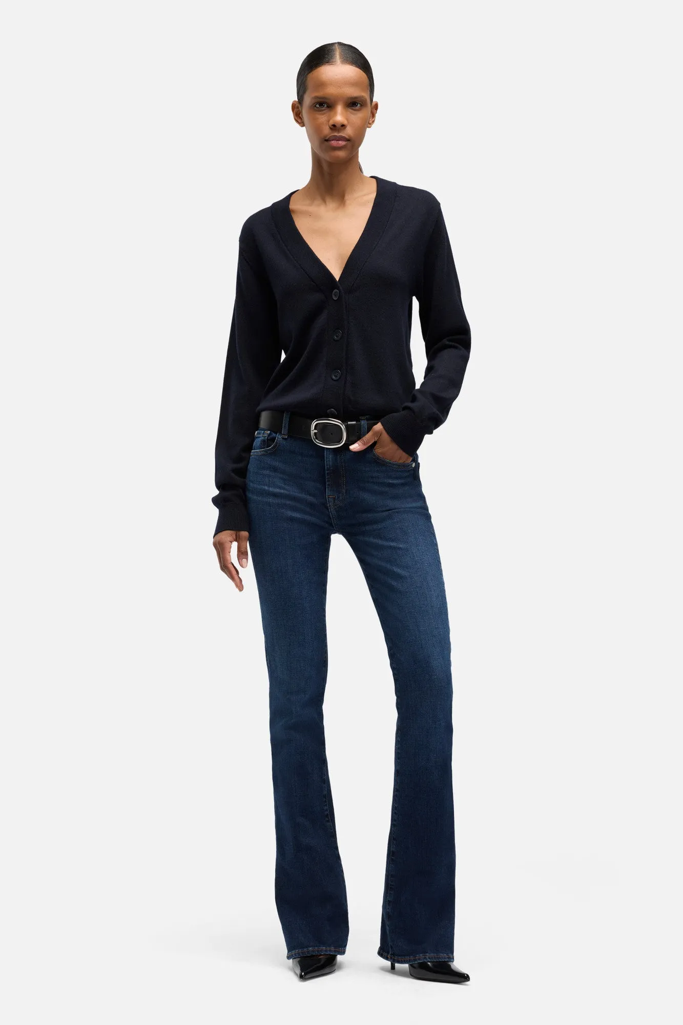 EMBELLISHED POCKET BOOTCUT in Slim Illusion Midnight Fade sold by 7 For All Mankind product image thumbnail 2