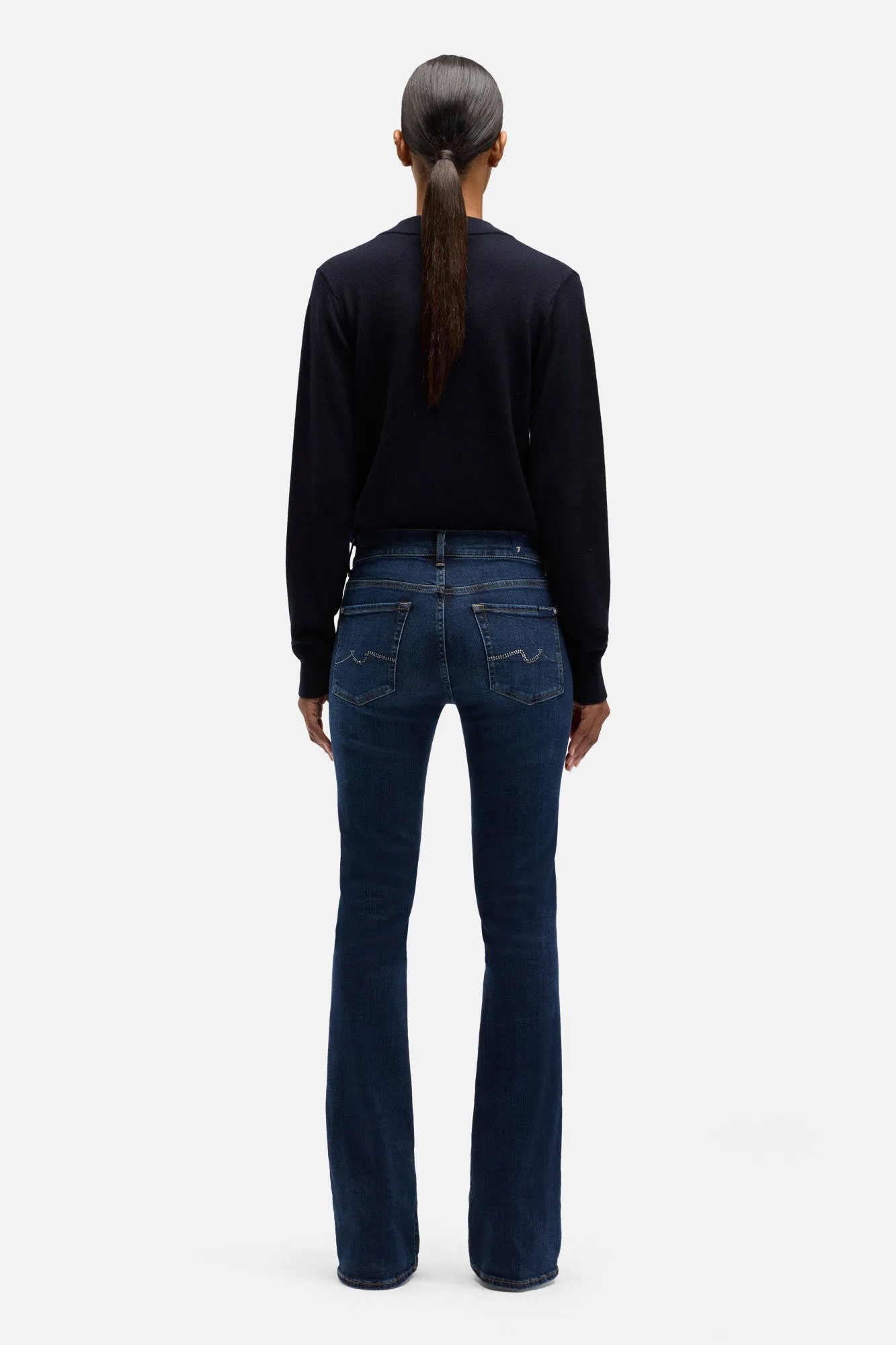 EMBELLISHED POCKET BOOTCUT in Slim Illusion Midnight Fade sold by 7 For All Mankind product image thumbnail 5