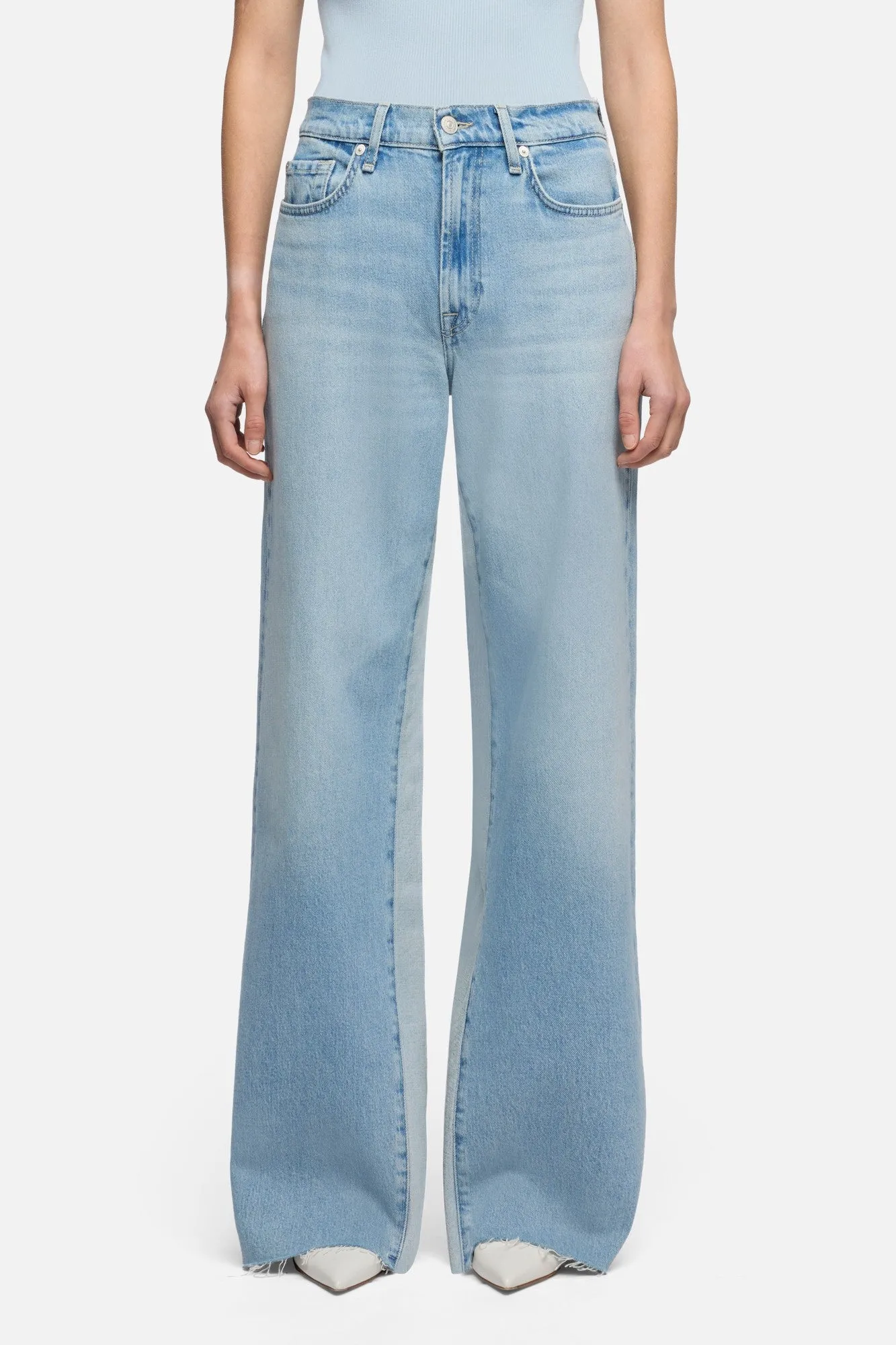 PANELED LOTTA in MANKIND Seabreeze sold by 7 For All Mankind product image thumbnail 3