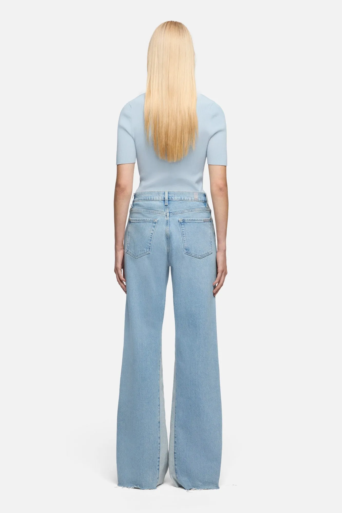 PANELED LOTTA in MANKIND Seabreeze sold by 7 For All Mankind product image thumbnail 5