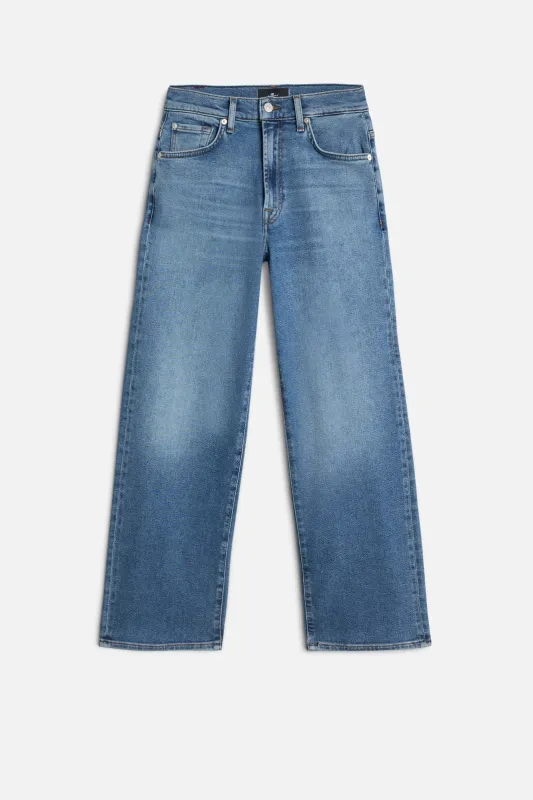 STOVEPIPE STRAIGHT ANKLE in Luxe Vintage Oceanstone sold by 7 For All Mankind