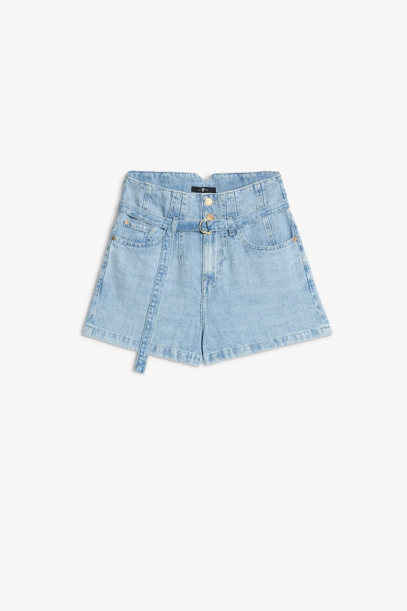 BELTED SHORT in Linen Kansas sold by 7 For All Mankind