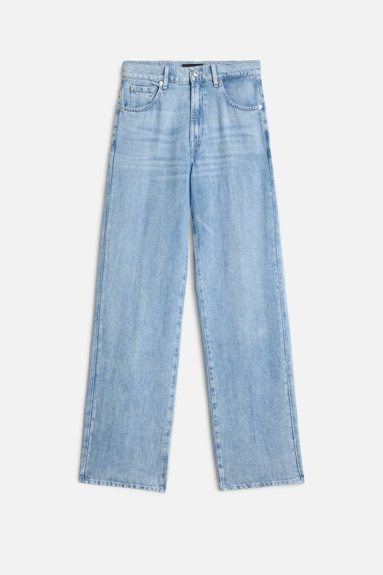 STOVEPIPE STRAIGHT in Indigo Linen Iris sold by 7 For All Mankind