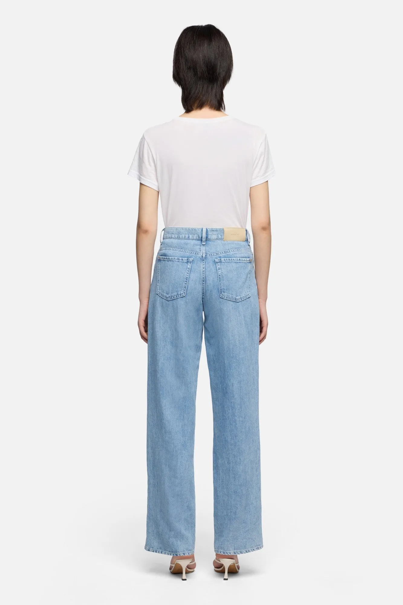 STOVEPIPE STRAIGHT in Indigo Linen Iris sold by 7 For All Mankind product image thumbnail 5