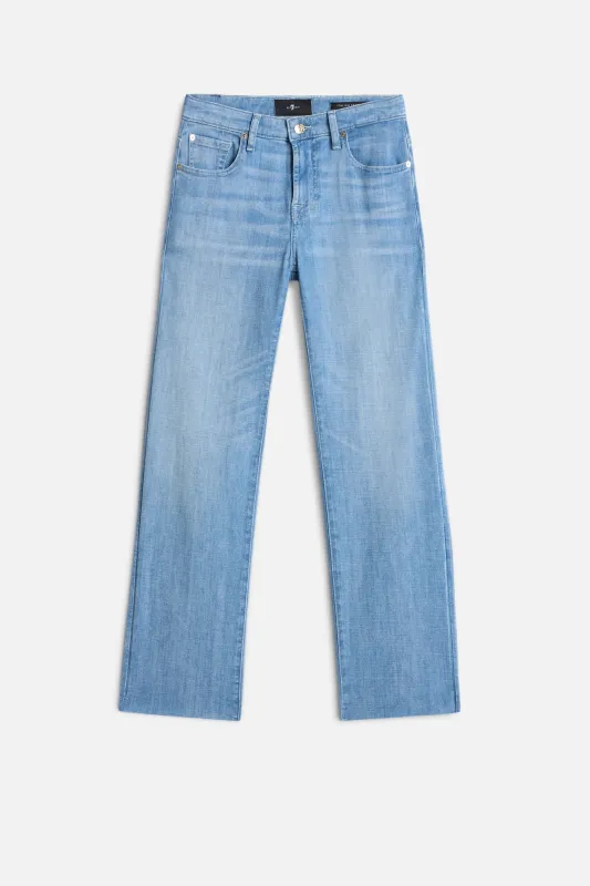 CALIE STRAIGHT ANKLE in Left Hand Glisten made by 7 For All Mankind