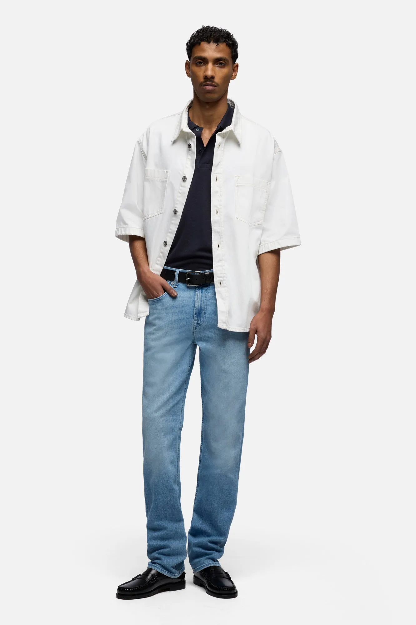 THE STRAIGHT in Denim Foam sold by 7 For All Mankind product image thumbnail 2