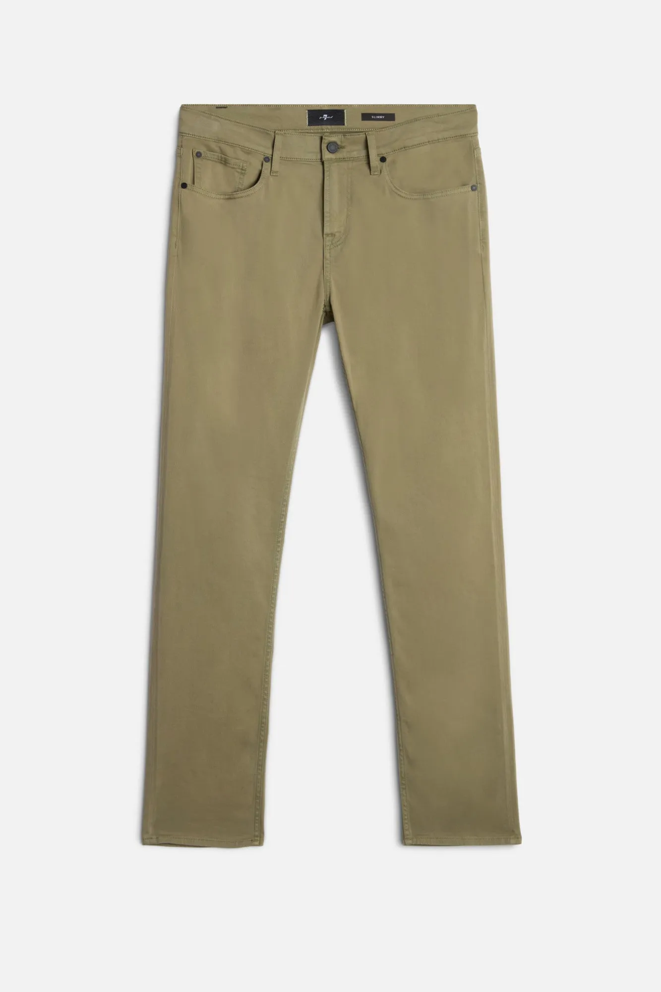 SLIMMY in Luxe Performance Stretch Sateen Sagebush sold by 7 For All Mankind