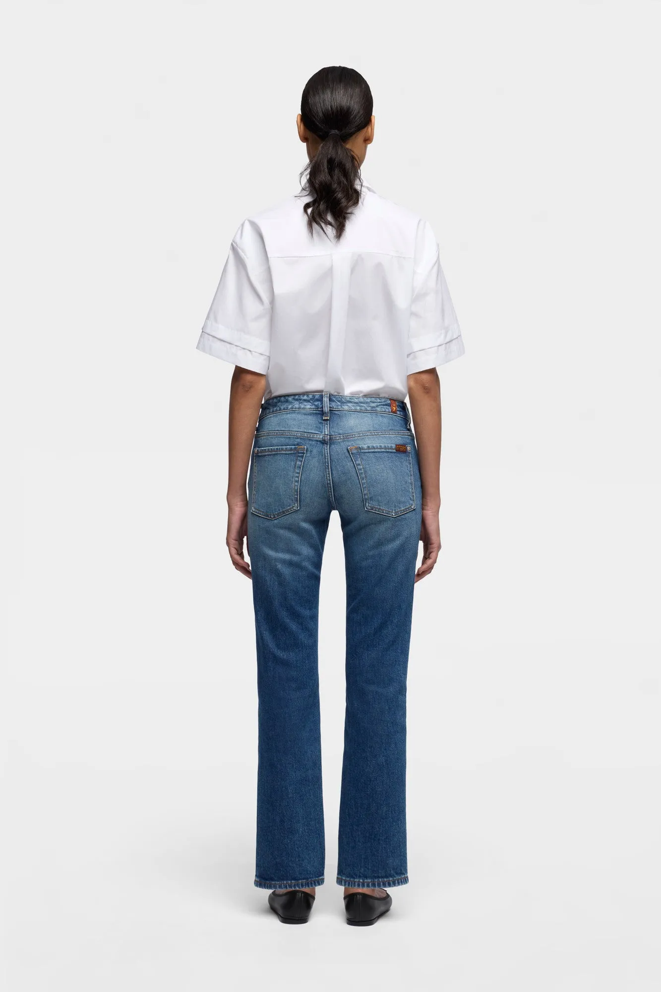 LOW CIGARETTE in Denim Blue Core sold by 7 For All Mankind product image thumbnail 5